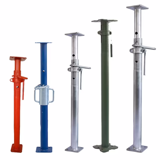 Pre Galvanized Scaffolding Steel Props Shoring Props Adjustable Steel Support