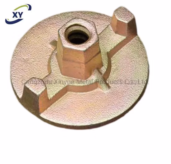 Concrete Formwork Nut Forged Galvanized Casted Casting Ductile Iron Wing Nut Swivel Nut Anchor Nut Tie Rod Nut Square Round Nut/Scaffold Formwork Accessories