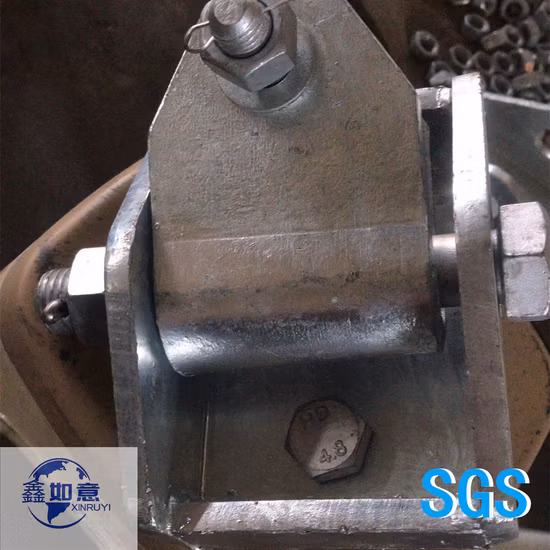 Electric Power Fittings High Quality Carbon Steel Hot DIP Galvanized Ground Rod Clamp Wire Earth Rod Clamps Electric Power Fittings